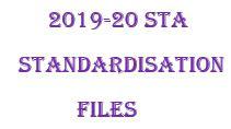 2019-20 STA Standardisation Files