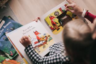 Early years and childcare - young child reading