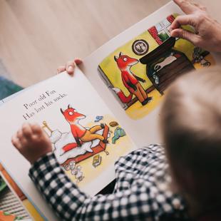Early years and childcare - young child reading