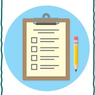 Clipboard and pencil